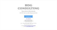 Desktop Screenshot of bdgconsulting.pl